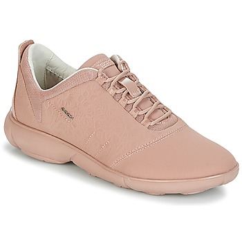 Shoes Women Low top trainers Geox NEBULA Pink