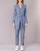 Clothing Women Jumpsuits / Dungarees G-Star Raw DELINE JUMPSUIT WMN L/S Blue / White