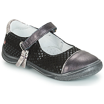 Shoes Girl Flat shoes GBB RIKA Grey / Black