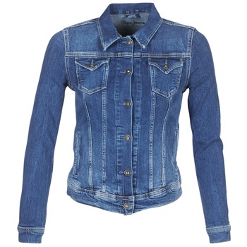 Clothing Women Denim jackets Pepe jeans THRIFT Blue / Medium