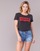 Clothing Women Short-sleeved t-shirts Levi's THE PERFECT TEE Black