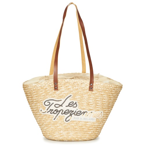 Bags Women Shopping Bags / Baskets Les Tropéziennes par M Belarbi MILOS Beige
