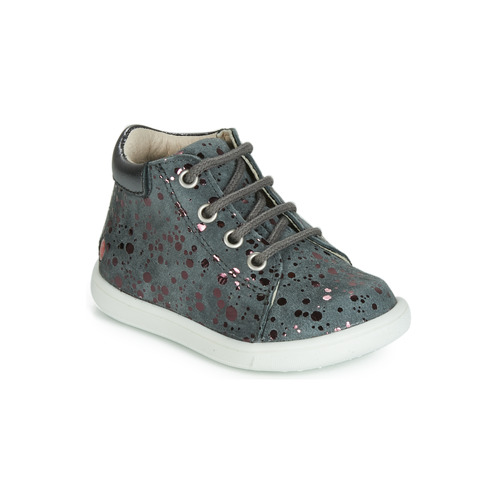 Shoes Girl Hi top trainers GBB NICKY Grey / Pink