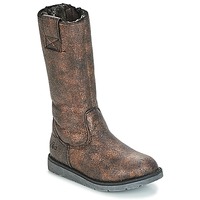 Shoes Girl High boots Mod'8 ALTANA Black / Bronze