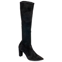 Shoes Women High boots Perlato JEANY Cam / Strech / Black