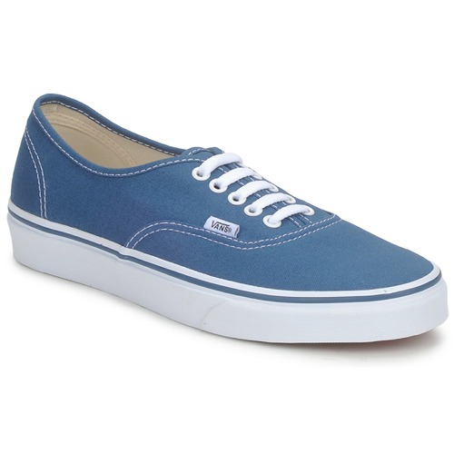 Vans AUTHENTIC Blue - Free Delivery with Rubbersole.co.uk ! - Shoes Low ...