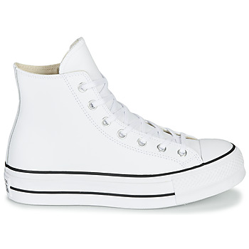 Converse CHUCK TAYLOR ALL STAR LIFT CLEAN LEATHER HI White