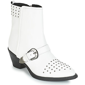 Shoes Women Ankle boots Geox D LOVAI White
