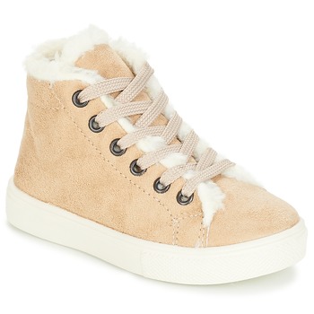 Shoes Girl Hi top trainers André TRICOT Beige