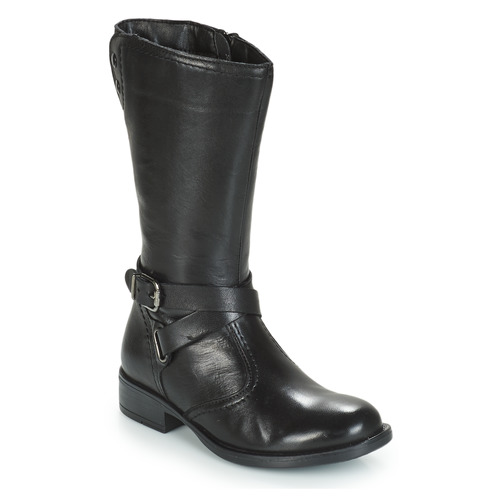 Shoes Girl High boots André HIVER Black
