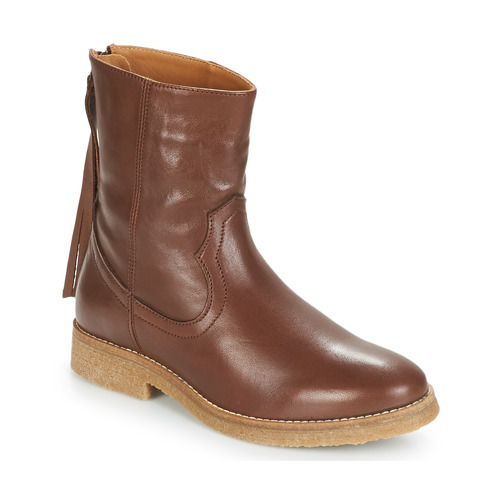 Shoes Women Mid boots André THEO Brown