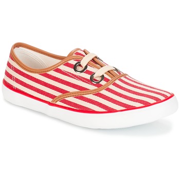 Shoes Women Low top trainers André MELON Red