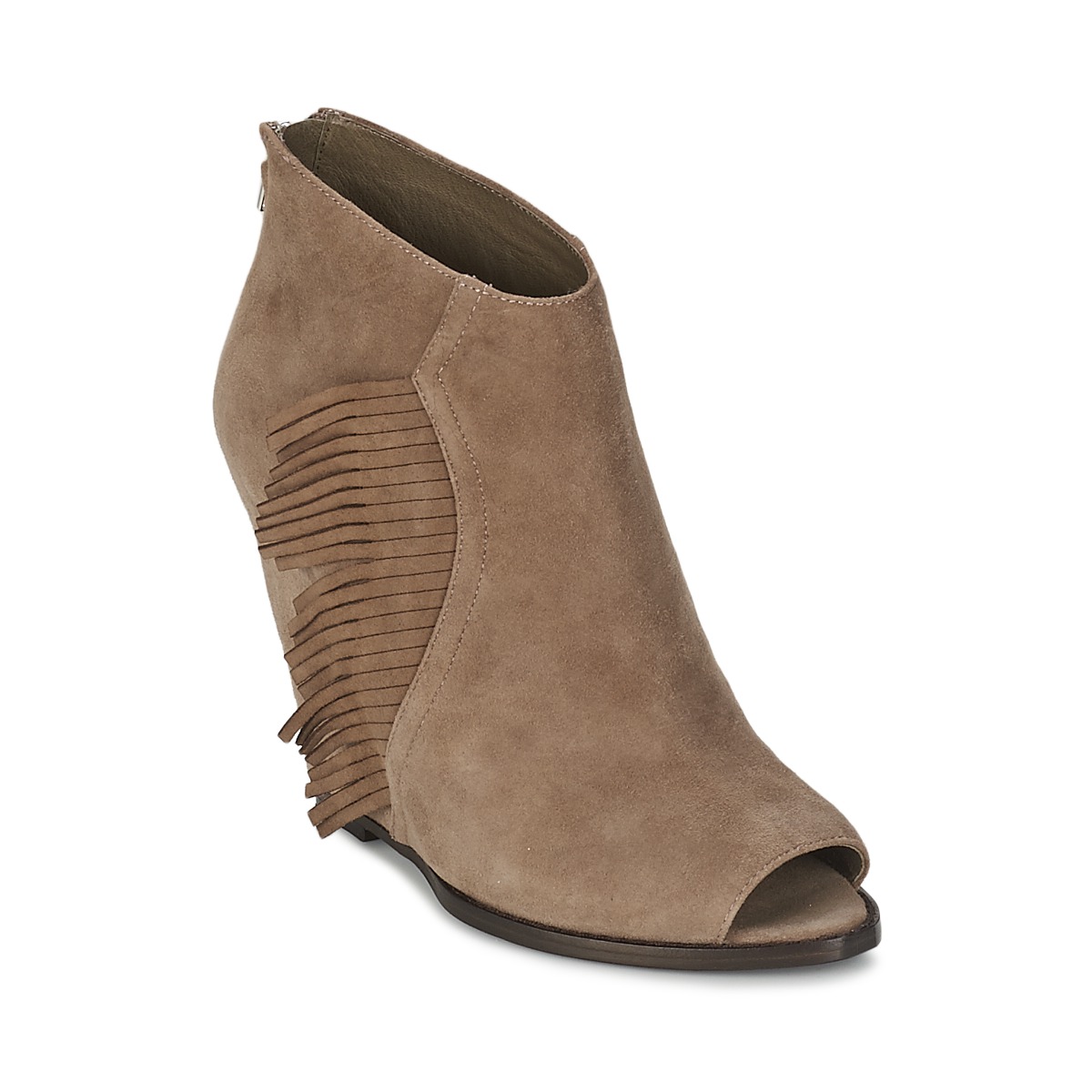 Shoes Women Ankle boots Ash LYNX Taupe