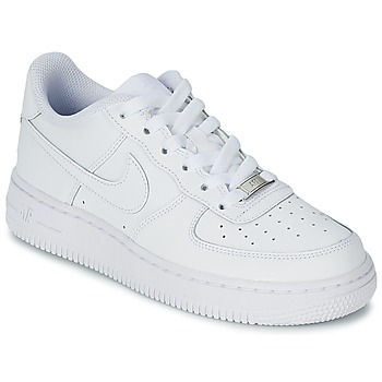 Shoes Children Low top trainers Nike AIR FORCE 1 White