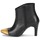 Shoes Women Ankle boots Pastelle ARIEL Black gold
