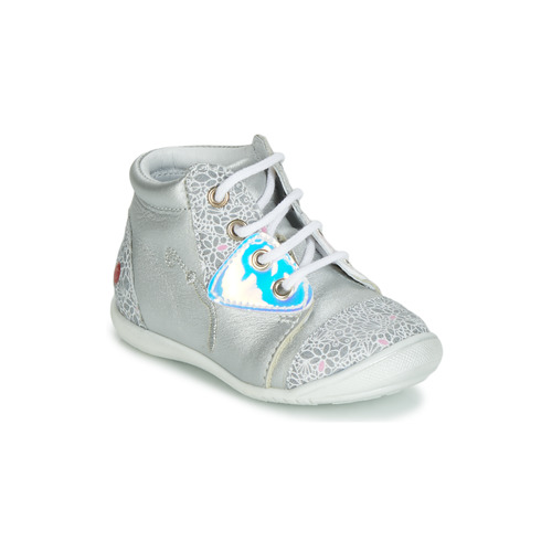 Shoes Girl Hi top trainers GBB VERONA Silver