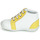 Shoes Girl Hi top trainers GBB FRANCKIE White / Yellow