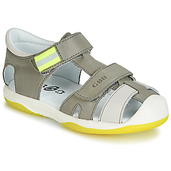 Shoes Boy Sandals GBB BERTO Grey / Yellow