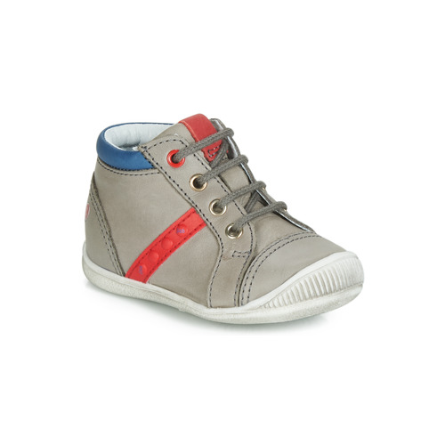 Shoes Boy Hi top trainers GBB TARAVI Grey / Red / Blue