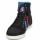 Shoes Hi top trainers hummel TEN STAR HIGH CANVAS Black / Blue / Red