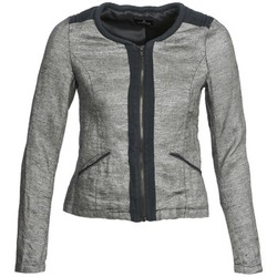 Clothing Women Jackets / Blazers One Step VALSE Grey / Marine