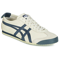 Shoes Men Low top trainers Onitsuka Tiger MEXICO 66 LEATHER Beige / Blue